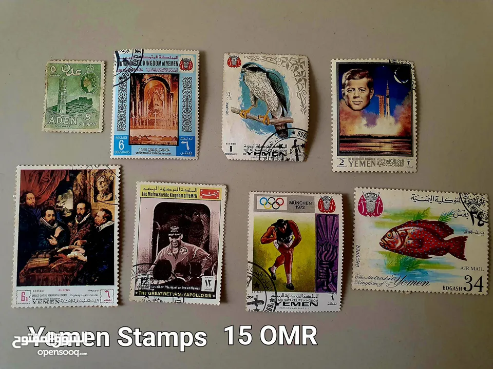 Collection of rare and vintage stamps