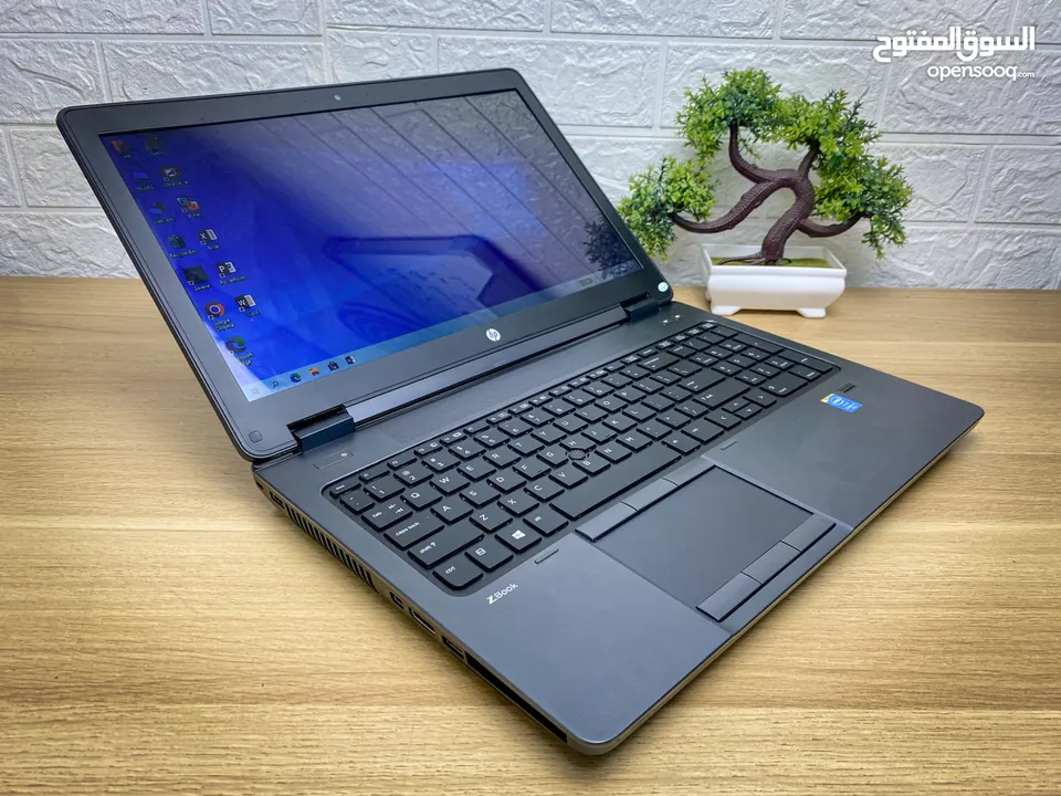 لابتوب الوحش للإلعاب HP ZBOOK، كور i7 أقوى فئة MQ ، كرت شاشة 10 كيكا ، رام 16 ، SSD 256، شاشة 15.6