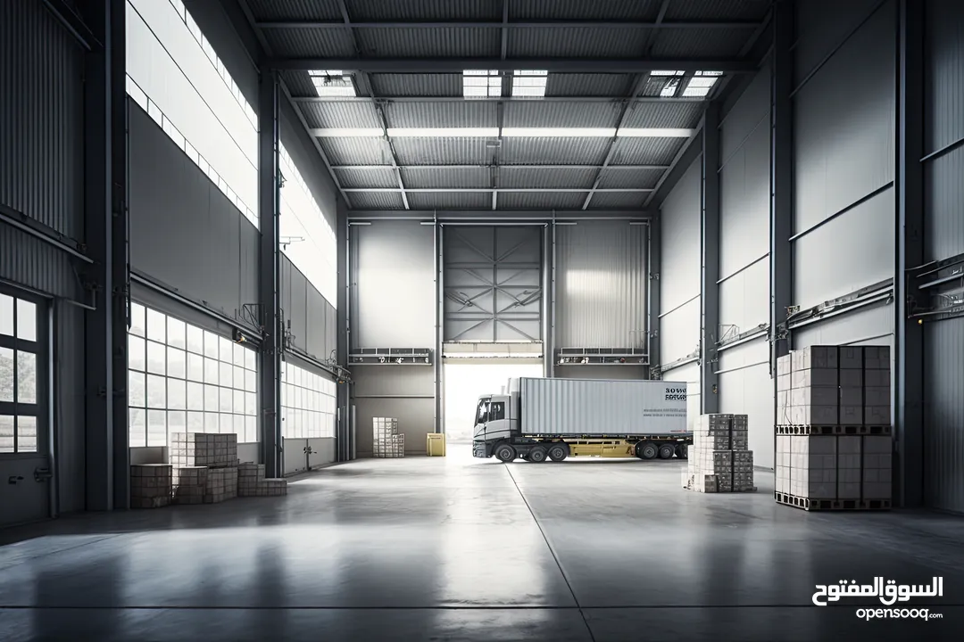 للإيجار فى أمغرة مخزن ( هنجر ) مساحة 1000 متر  For Rent in Amghara Warehouse (Hangar) of 1,000 sqm