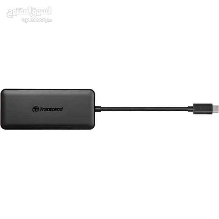 موزع USB HUB عالي السرعة 3.1 و  Transcend HUB5C Type-C 6 in one Port USB HUB SuperSpeed 3.1