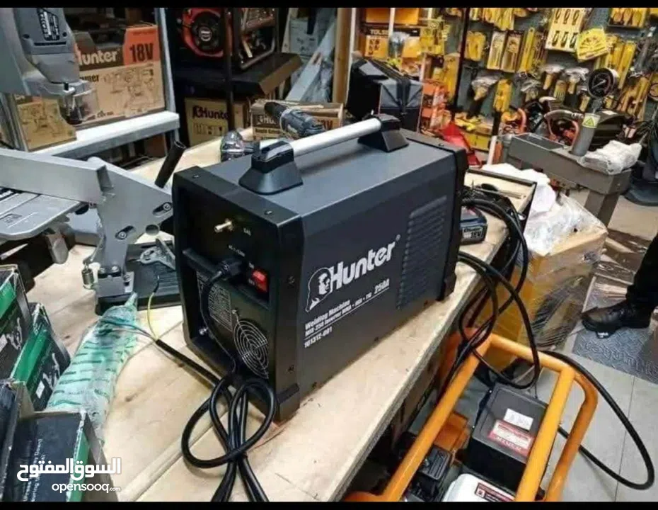 ماكنة لحام 250 فولت كرتونة مستعمل خفيف