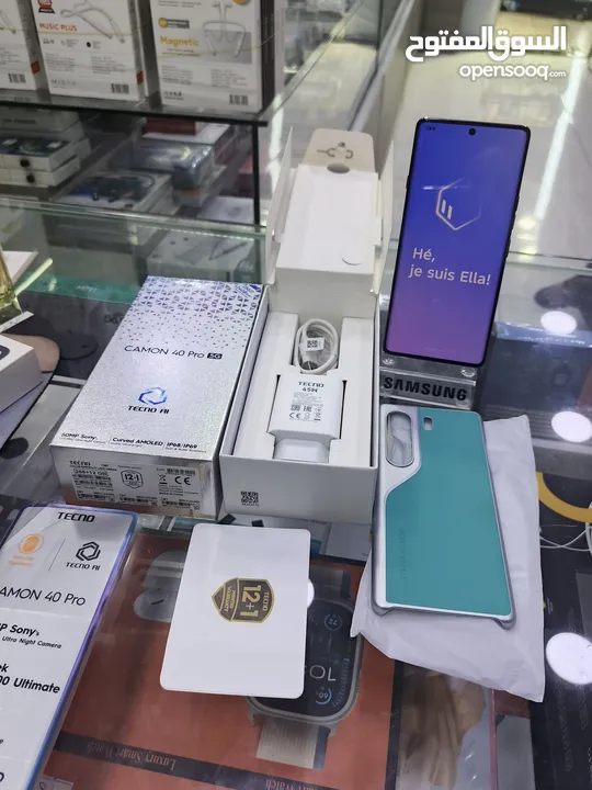 الحديث وصل CAMON 40 PRO 4G  معه كامل اغراضو جيجا 256 رام 24 متوفر توصيل