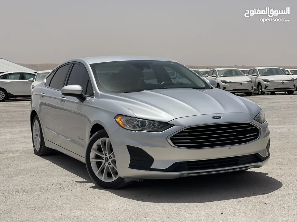 Ford fusion 2019 se clean title فحص كامل