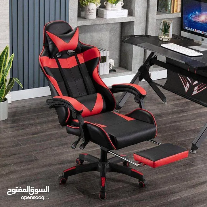 كرسي الجيمنج مع مساج ومسنده للرجلين بسعرر مغري جداااا