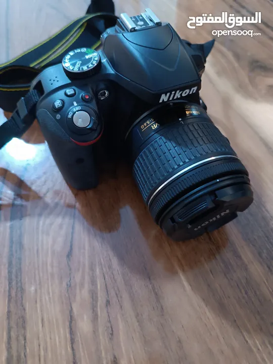 كاميرا  (Nikon) نيكون D3300 شبه جديدة بحالة ممتازة ولا خدش بسعر قابل للتفاوض