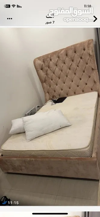 سرير من ذاون مع مرتبه استعمال خفيف كالجديد سعر شراء السرير 270 سعر البيع 45