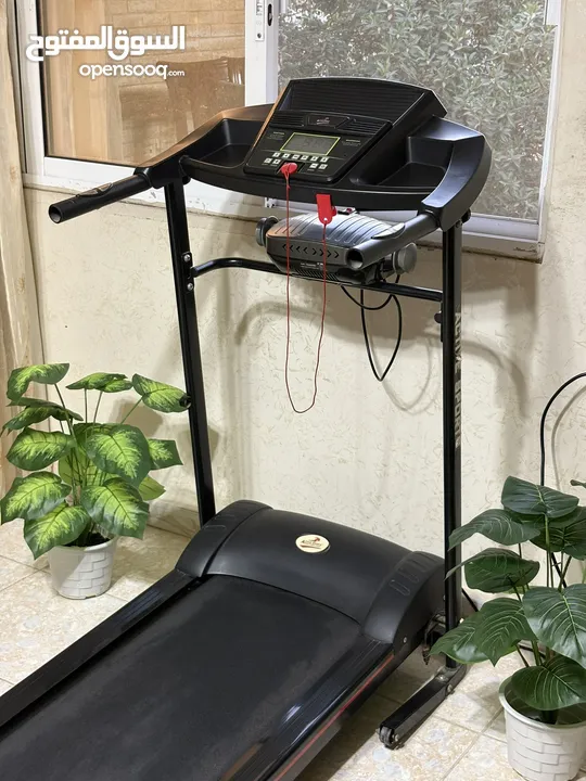 جهاز كهربائي للركض والمشي  - W8000  من Active Sports    ، Auxمدمج ب جهاز مساج ،مدخل