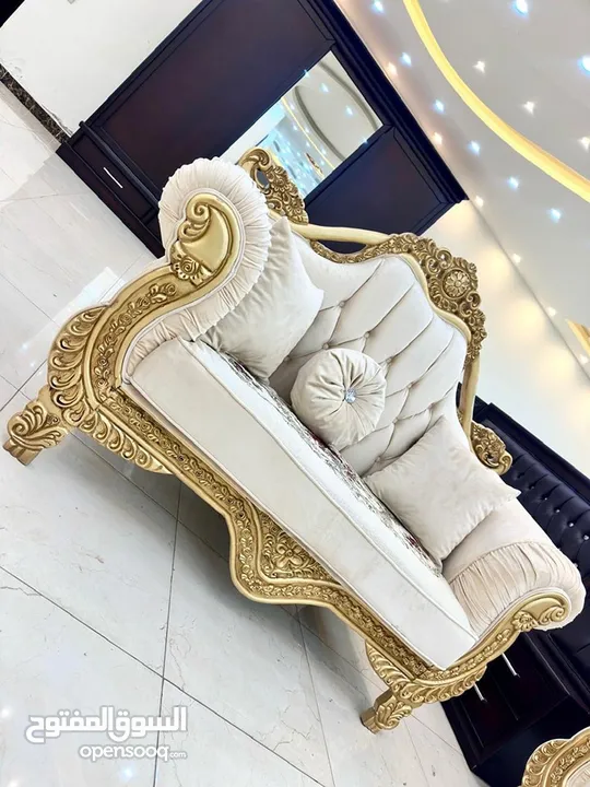 عروووووض طقم كنب مصري دمياطي 9مقاعد خشب زان تفصيل ومتوفر 14 مقعد