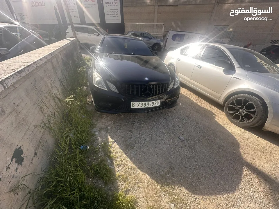 مرسيدس E250 كوبيه ممشى قليل للبيع بسبب السفر