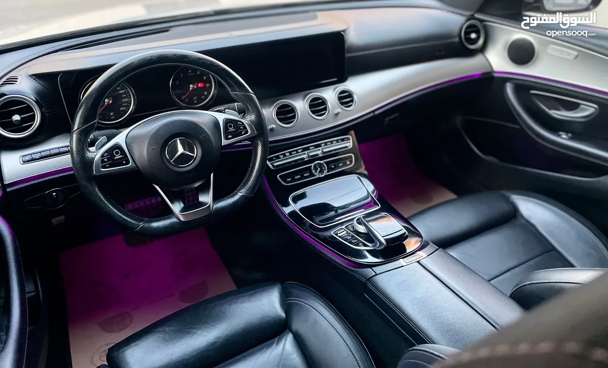 مرسيدس بنز E200 - AMG فل أوبشن مسكر - دهان الشركة المنتجة - سيارة بحالة الوكالة