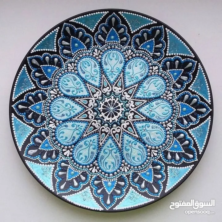 Painted wall hangings, in different designs. Ready to cooperat with decoration and art stores.