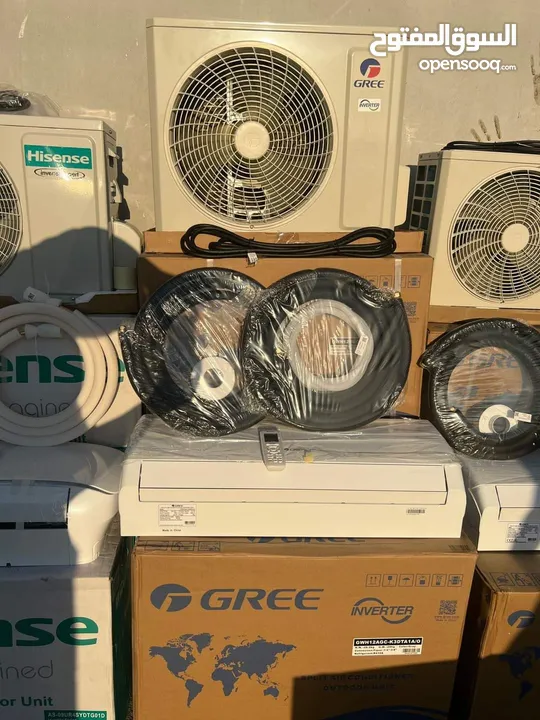GREE INVERTER 12000 BTU /R410 مع تركيب