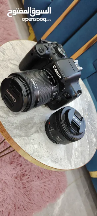 كاميرا canon 750d بحالة الوكاله