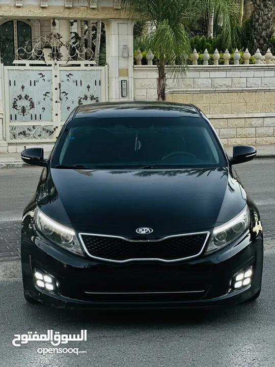 كيا اوبتماااا k5 الفخامة بمعنى الكلمة سيارة تحفة يد ثانية عداد 130 الف بالكراتين الله يبارك لحق حالك