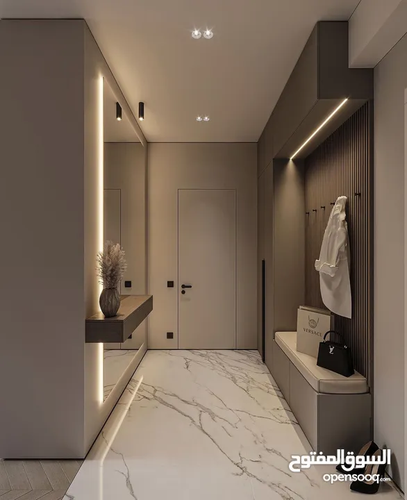 شقه فاخره استوديو طابق ارضي مساحه 98 متر / عبدون بجانب تاج مول