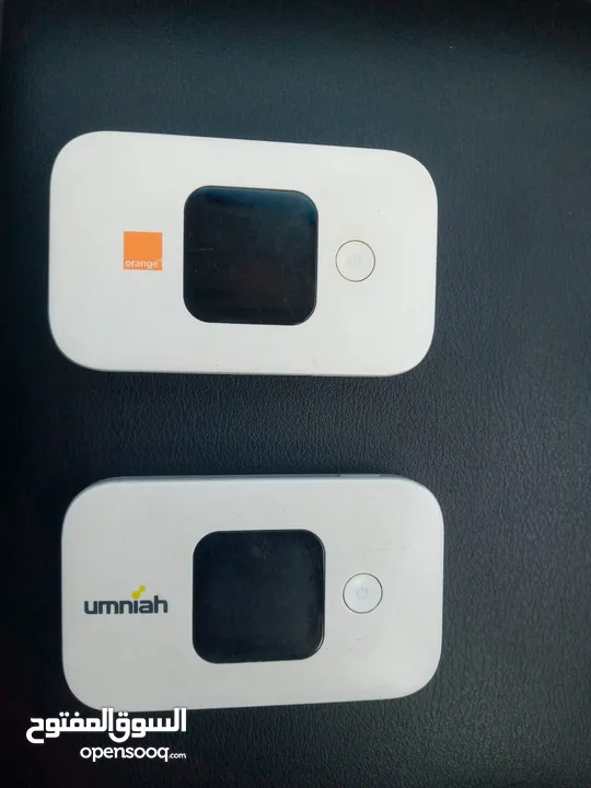 راوترات ماي فاي هواوي متنقله 4G HUAWEI مستعمل يوجد جهازين واحد اورنج و واحد امنيه شغالين 100٪؜