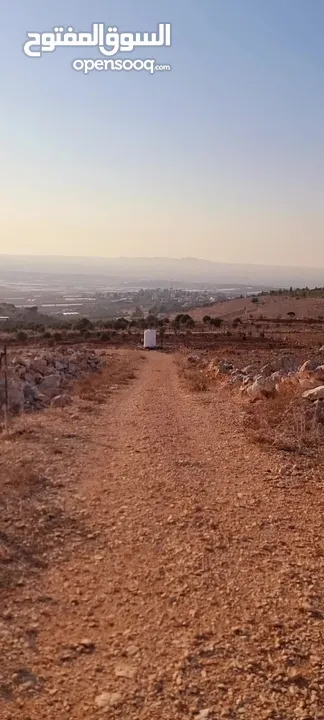 أرض للبيع في دير غزاله بافضل موقع مميز و مطله على جنين