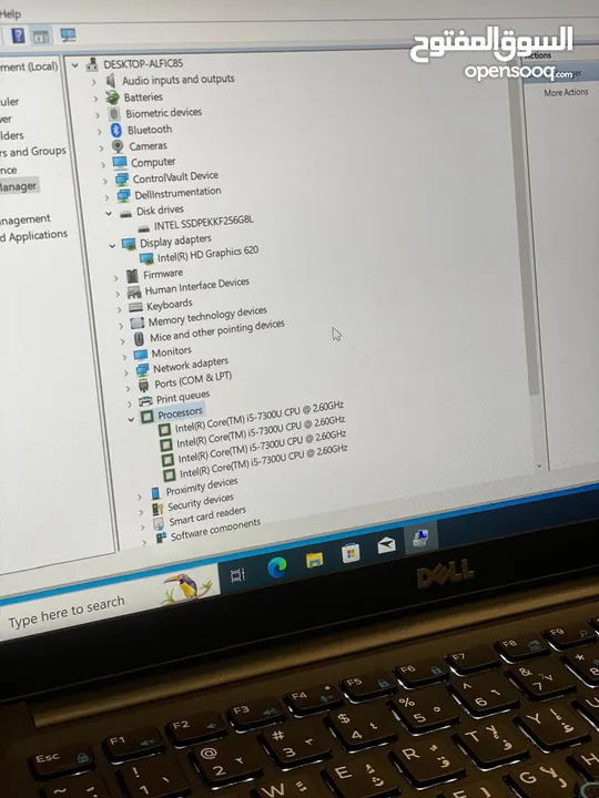 لابتوب DELL LATITUDE Core i5-GEN 7 بحالة ممتازه مع عدة هدايا اقل سعر بسوق