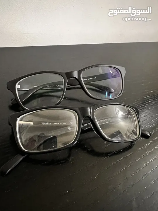 نظارتين طبيين prada برادا ايطالي اصلي