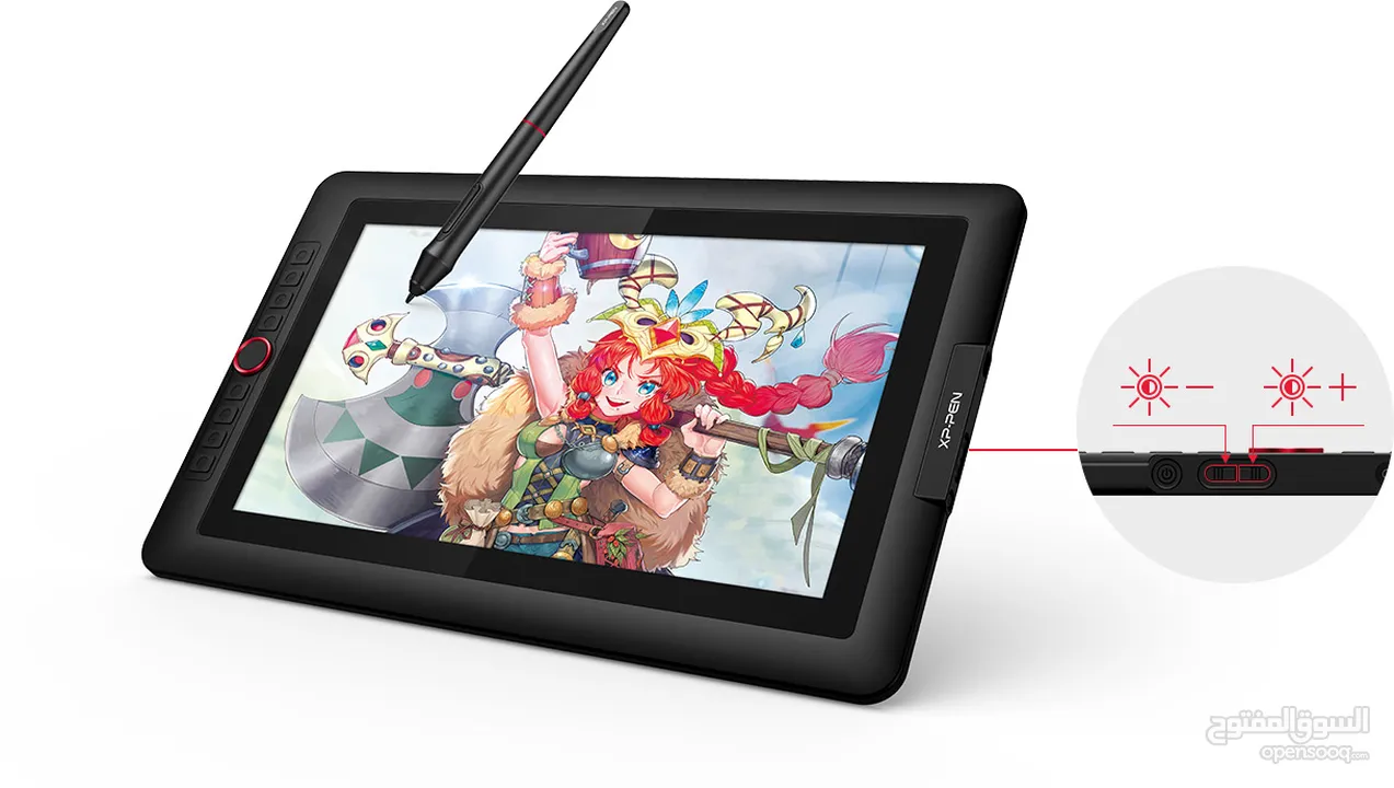 شاشة رسم / شاشة رسم ديجيتال  Xp-pen 15.6 pro شاشة رسم اكس بين برو عالية الدقة