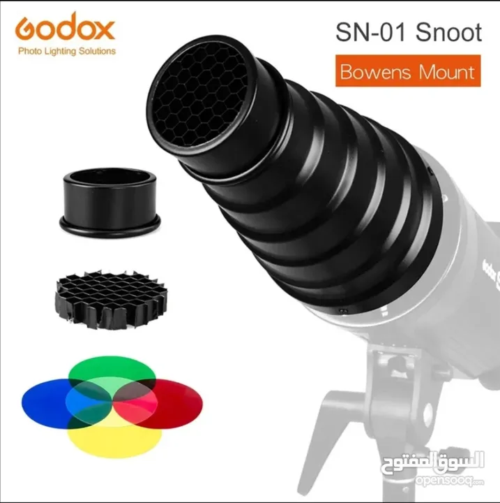 اضاءة Godox sk400 II V مارك 2 + Godox snoot SN-01