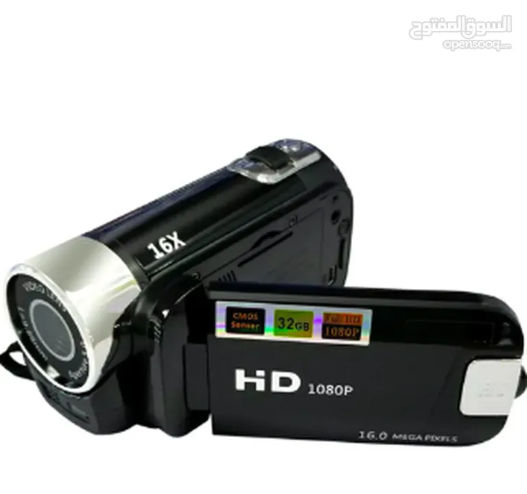 "كاميرا رقمية مستعملة بحالة الزيرو - 1080P- رقمية 270 درجة دوران الشاشة