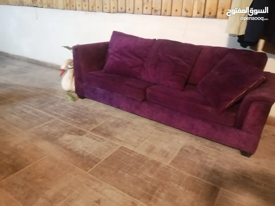 طقم كورنر لون خمري
