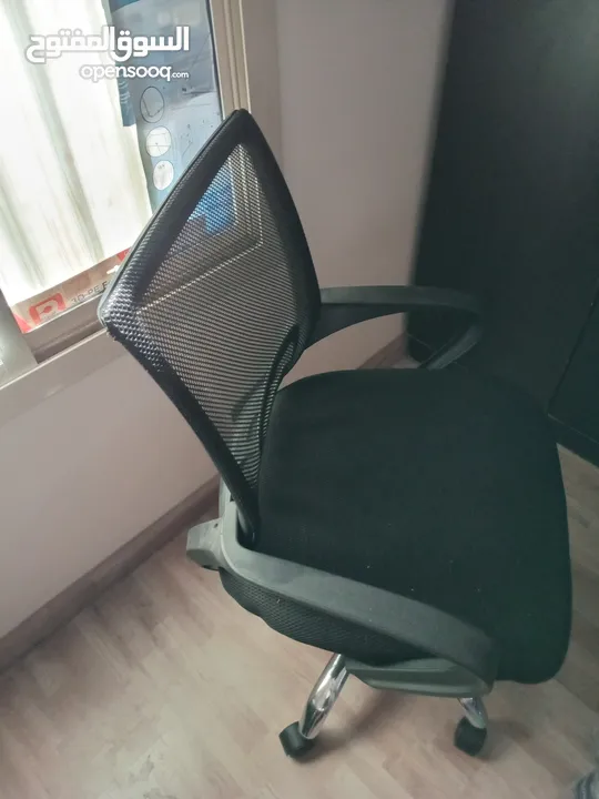 2 Office chairs for 15 bd.