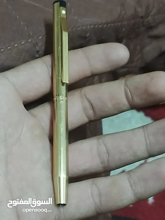 قلم جيفر مطلي ذهب