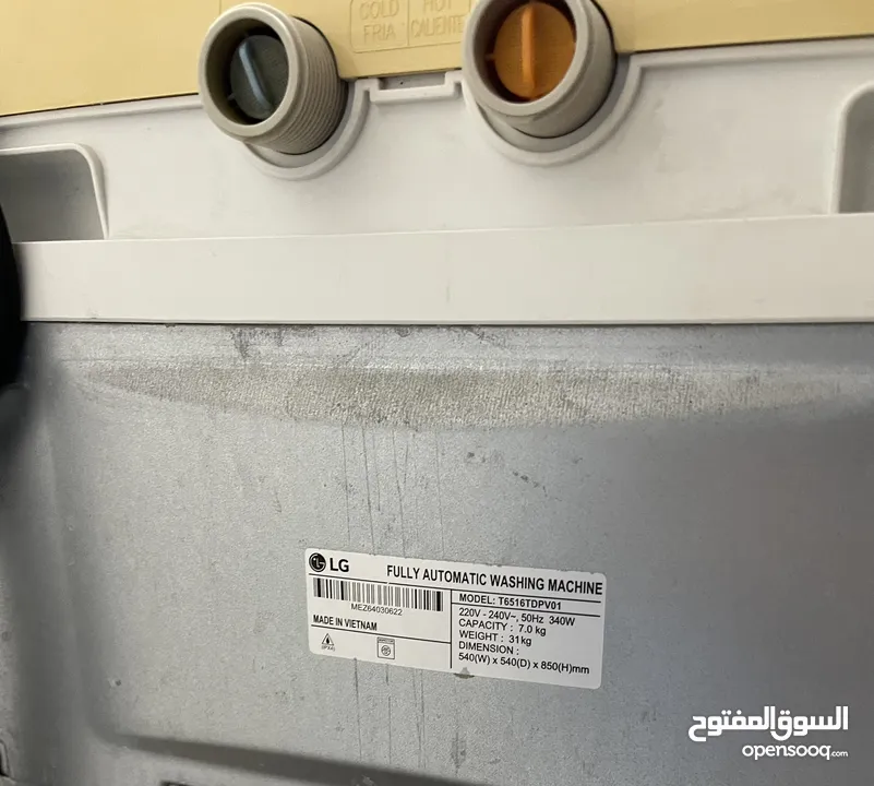 LG fully automatic washing machine