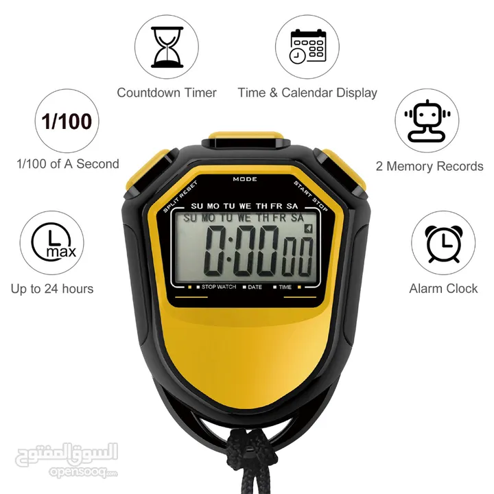 Waterproof Stopwatch  ستوب ووتش