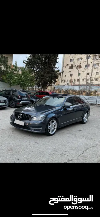 Mercedes c200 Amg بويه شركة  فلللللللللل مع بانوراما بحاله الشركة ورقه