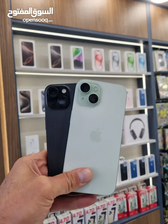 بحالة الجديد Iphone 15 128 GB متوفر لون اسود آيفون 15 128 جيجا