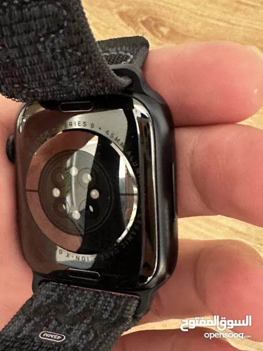 Apple Watch Series 9 - 45mm  Midnight  ابل ووتش الاصدار التاسع 45مم - لون اسود منتصف الليل