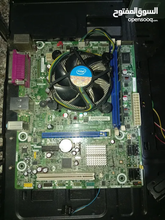 مذربورد مع معالج i5 2400 و رام 4 جيجا و كيس عادي