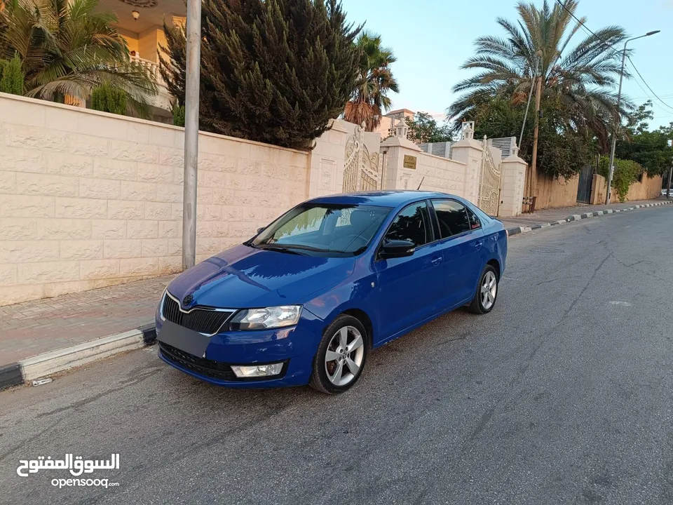 سكودا رابيد اتماتك 1400 تيربو 2019 بنزين بسعر حرق 56000 البدل وارد