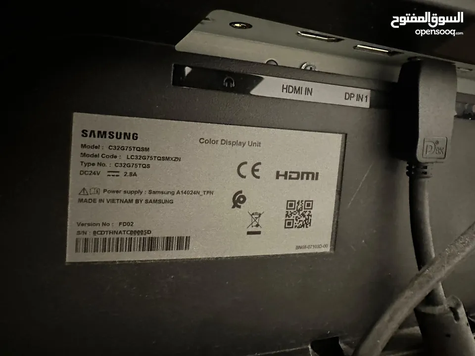 Samsung G7- 2k- 244hz اقرأ الوصف كامل