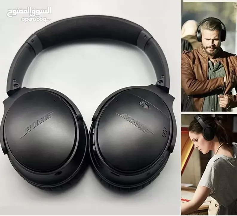 سماعات الرأس اللاسلكية Bose QuietComfort 35 QC35 Series II المزودة بخاصية إلغاء الضوضاء - أسود