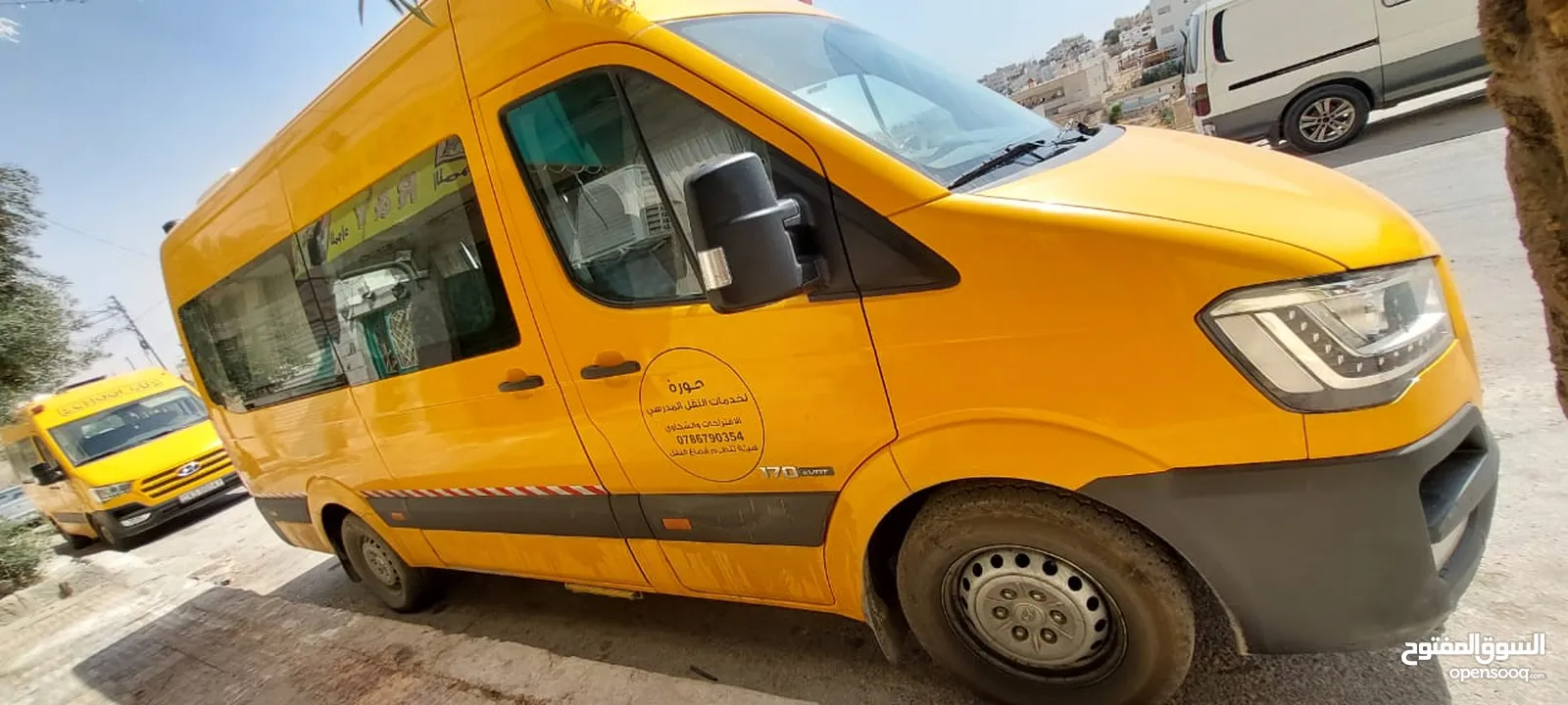 باص توصيل ركاب رحلات وطلبات مكيف وحديث وبلوتوث