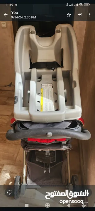 عرباي و كرسي سيارة graco