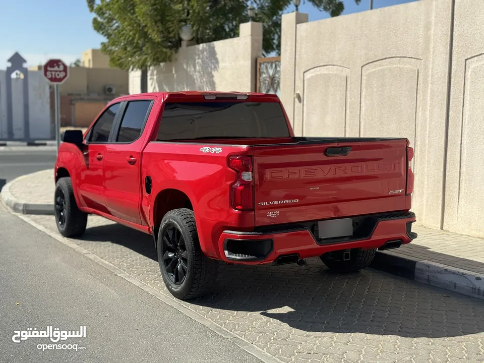 شيفورليه سيلفرادو 2020 RST SILVERADO 5.3 ثمانيه سلندر فورويل وارد بحالة ممتازةة ممشى 9000 فقطططط