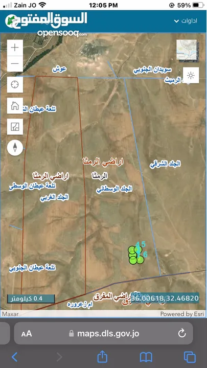 قطعة أرض مفروزة شرق  جامعة العلوم والتكنولوجيا