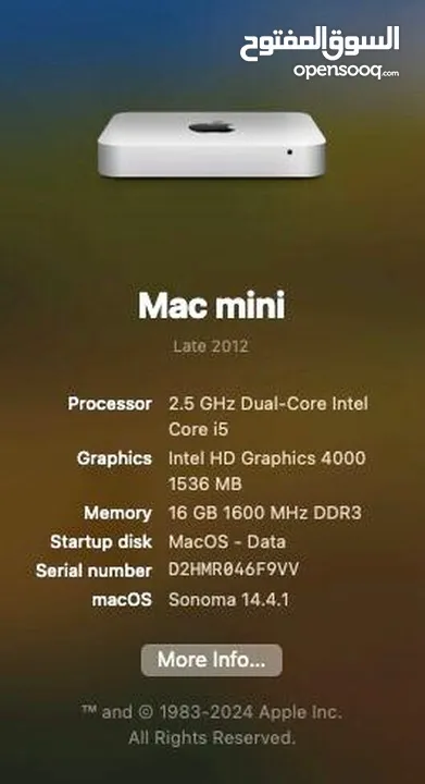 Apple mac mini for sale