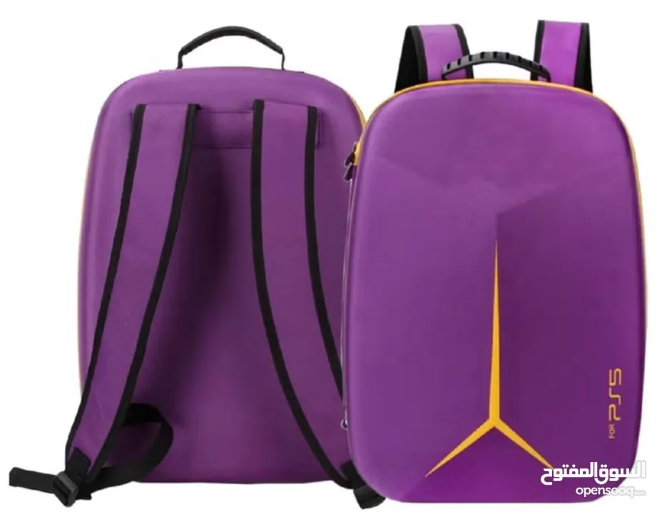 حقيبة تخزين واقية لجهاز البلايستيشن PS5 - PS5 Slim  مع ذراعين كتف PS5 Carrying Travel Storage Bag