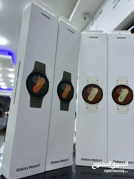 Samsung Watch 7 (40mm) ساعة سامسونج  7 (قياس 40مم) متوفرة باللونين الكريمي و الزيتي  ليما موبايل ^_^