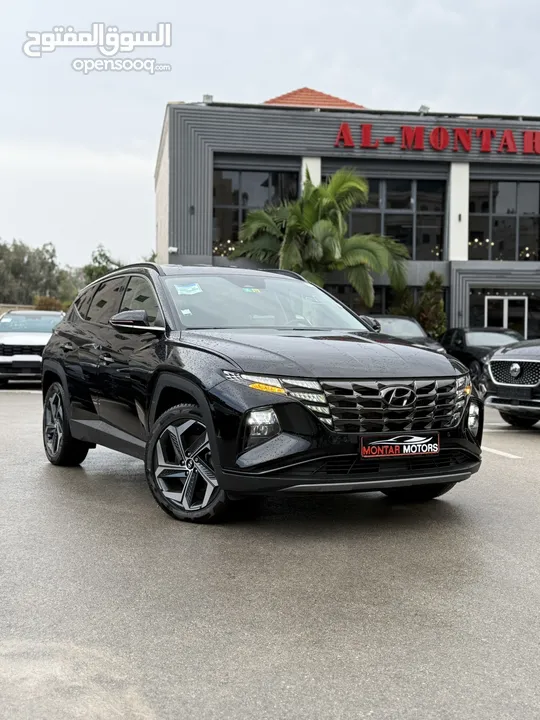 هونداي توسان ترخيص 2022 محرك 1600 هايبرد plug in/يقطع على الشحنه 65 كيلو متر جير أوتوماتيك