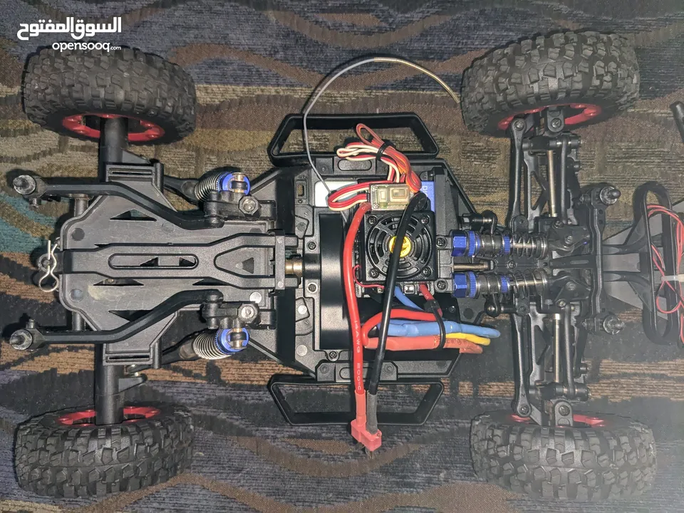سياره ريموت كنترول للهواه ماركه weltoy  دفع رباعي 4x4 برشلس موتور scale 1/12