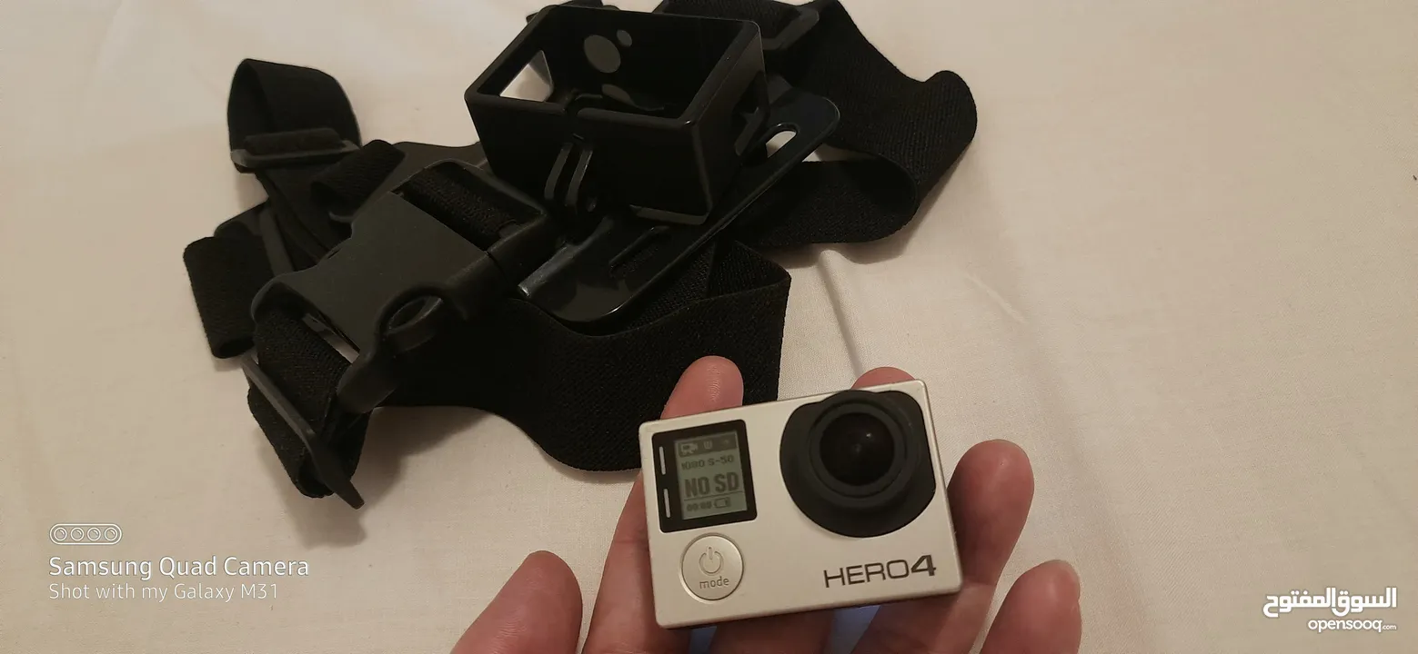 GoPro Hero 4 Silver Edition,  including Memory 16gb GoPro Mount Holder Body Cheast Strap