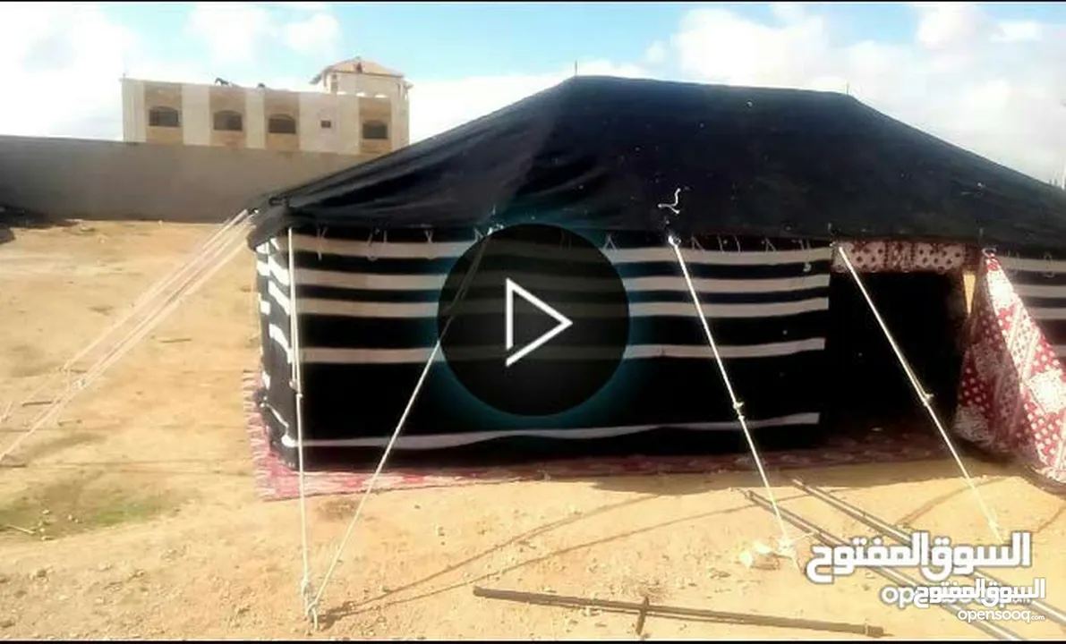 خيم شعر تراثيه  مساحة 8م×4م ويوجد مساحات أخرى حسب الطلب  خيم جديده لا يوجد مستعمله