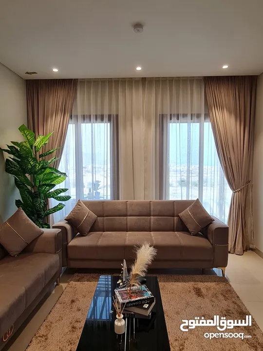 شقة للايجار اليومي في جبل السيفة Furnished Apartment for rent daily ,weekly at Jebel Sifah